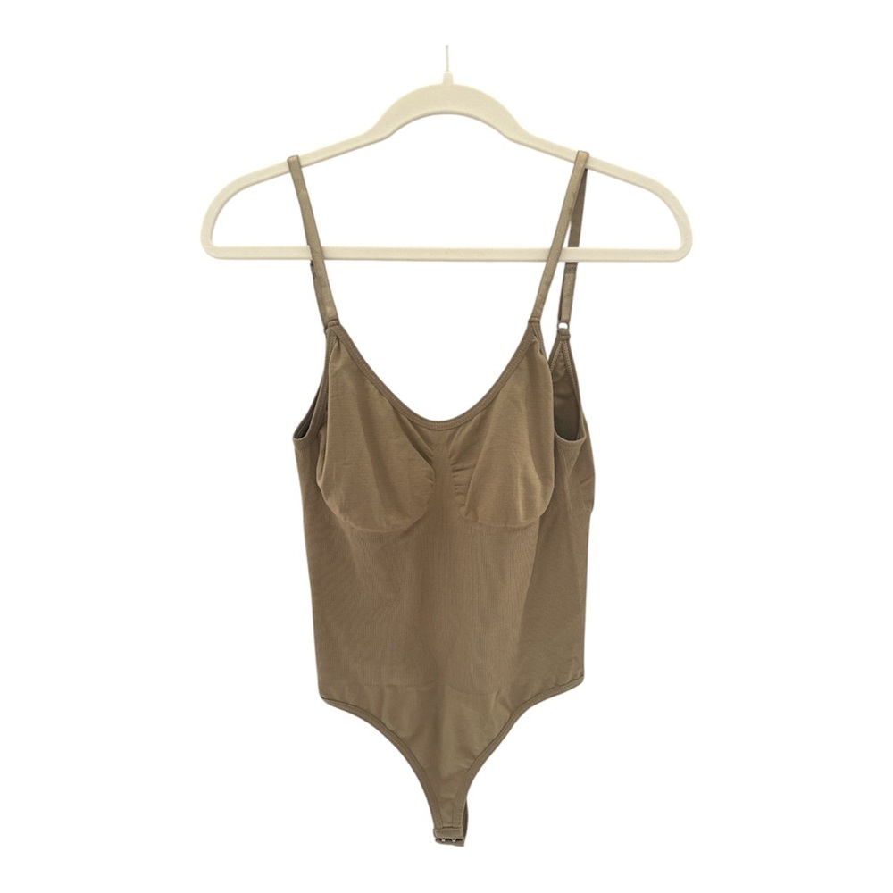 Women's Khaki Thong Bodysuit XL - Picture 5 of 7